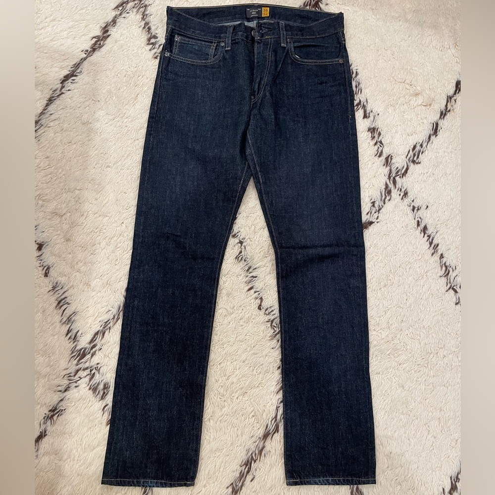 J Crew 484 Slim Stretch Denim - Dark Wash